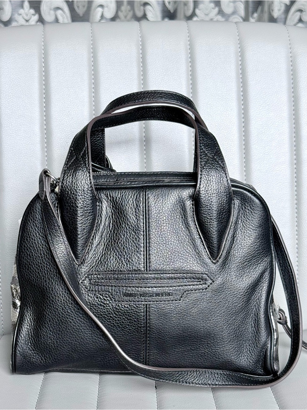 Aimee Kestenberg SOHO Satchel in Metallic Camo - Picture 5 of 12